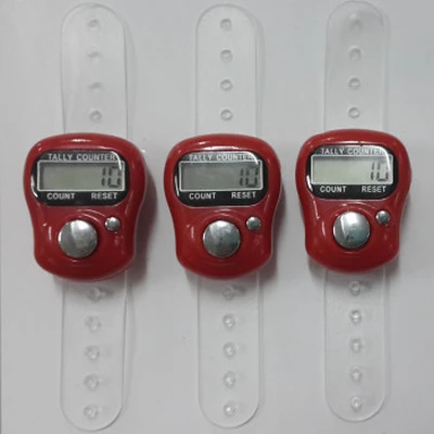 精确红色塑料计数器,hand tally counter thumbnail
