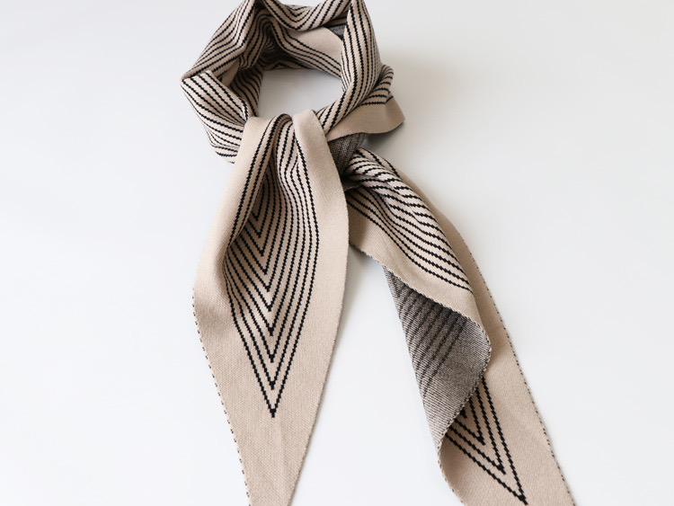 Classic Casual Fashion Scarves Dual Use Small Square Scarf Long