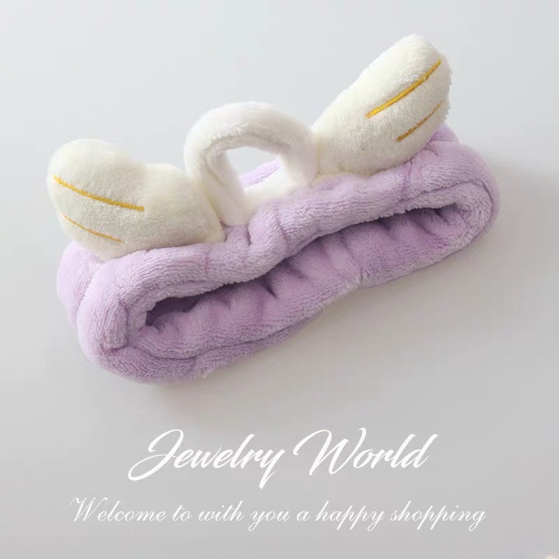 天使发带简约宽边发箍绑头发头套网红头饰洗脸发带产品图