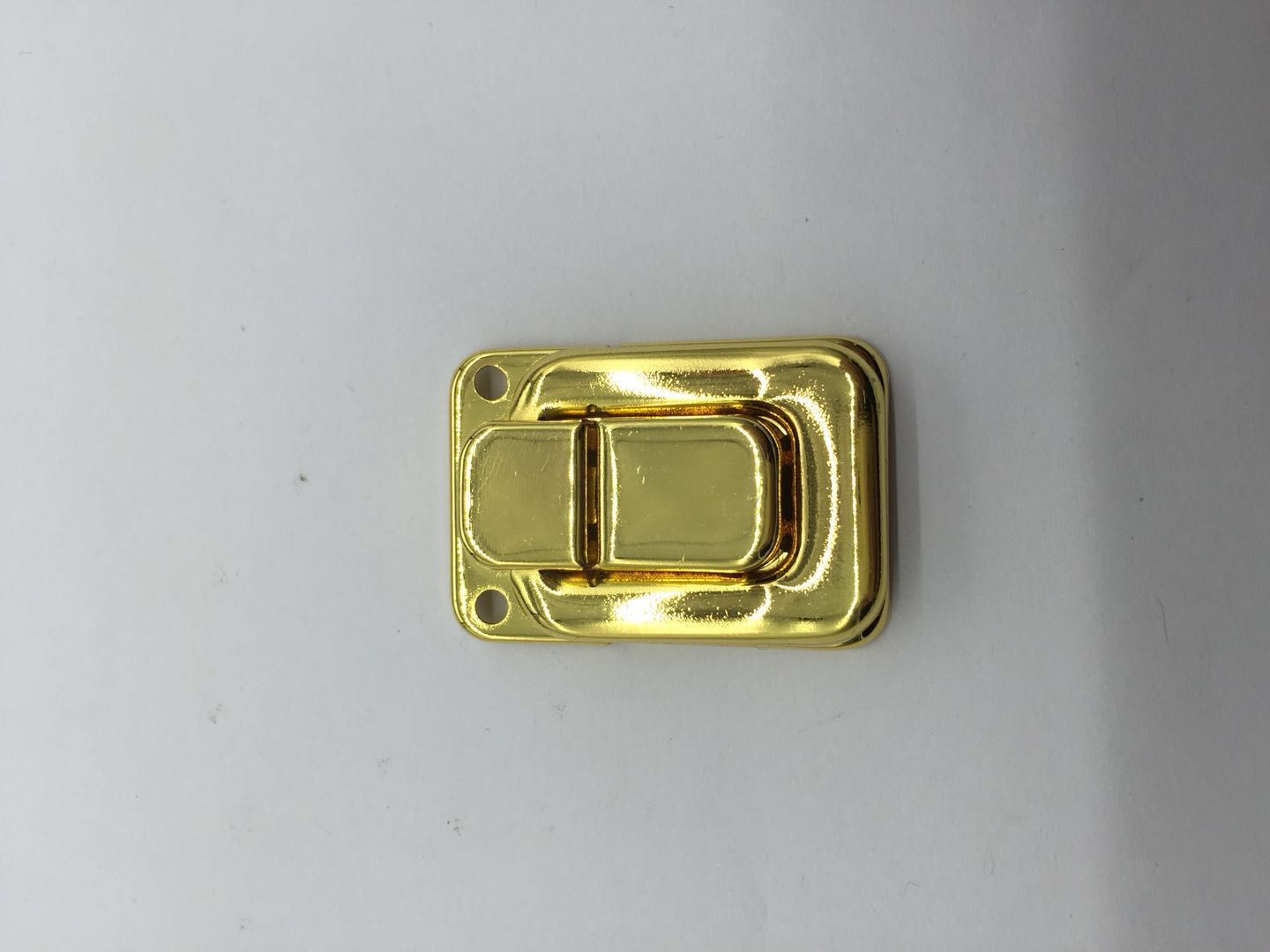 Metal antique Taiping buckle gift box, yellow buckle wine box, fine buckle