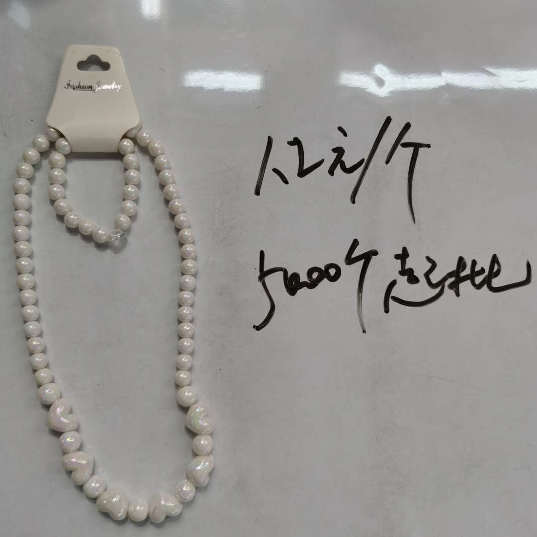 Korean-style fashionable and stylish children's versatile accessory necklace, little girl's multi-color chain