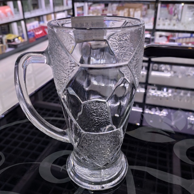 Beer Glass Draft Beer Glass With Handle Glass Pineapple Glass Chunky Bar Glass Specification drawing