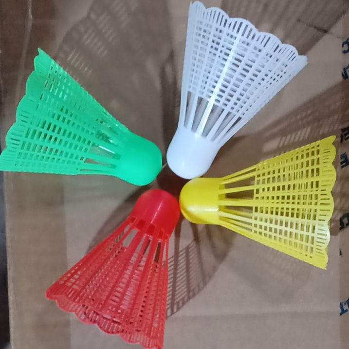 60 Plastic Balls Packed In One Piece Play Yellow White Mixed Color Training Ball Plastic Badminton Ball