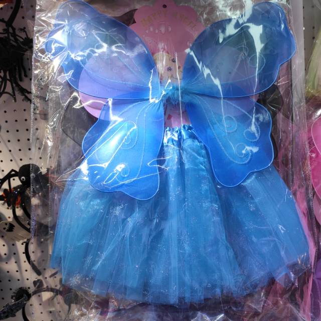 Blue snowflake skirt suit thumbnail