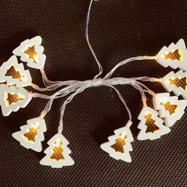 Christmas Decorative Lights Led Light String Lights Internet Red Romantic Small Light Bulb House Small Cage White Christmas Tree Shape New Year Star Lighting Lighting 11
