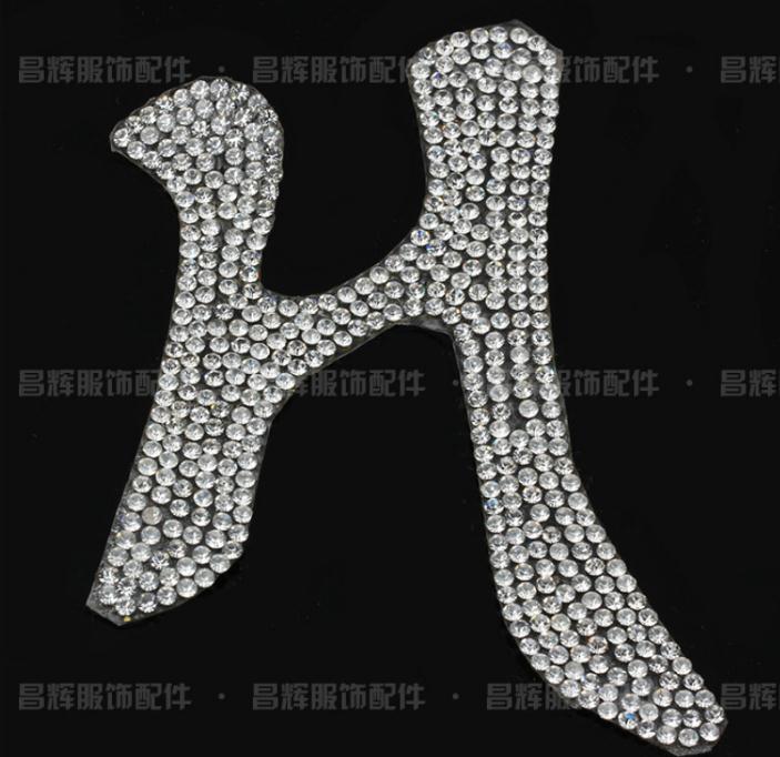 Letter pattern back glue net drill two points glue net stick hot iron glue net back glue stick drill