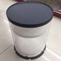 圆筒形蛋糕盒PVC包装盒礼物展示盒子透明塑料