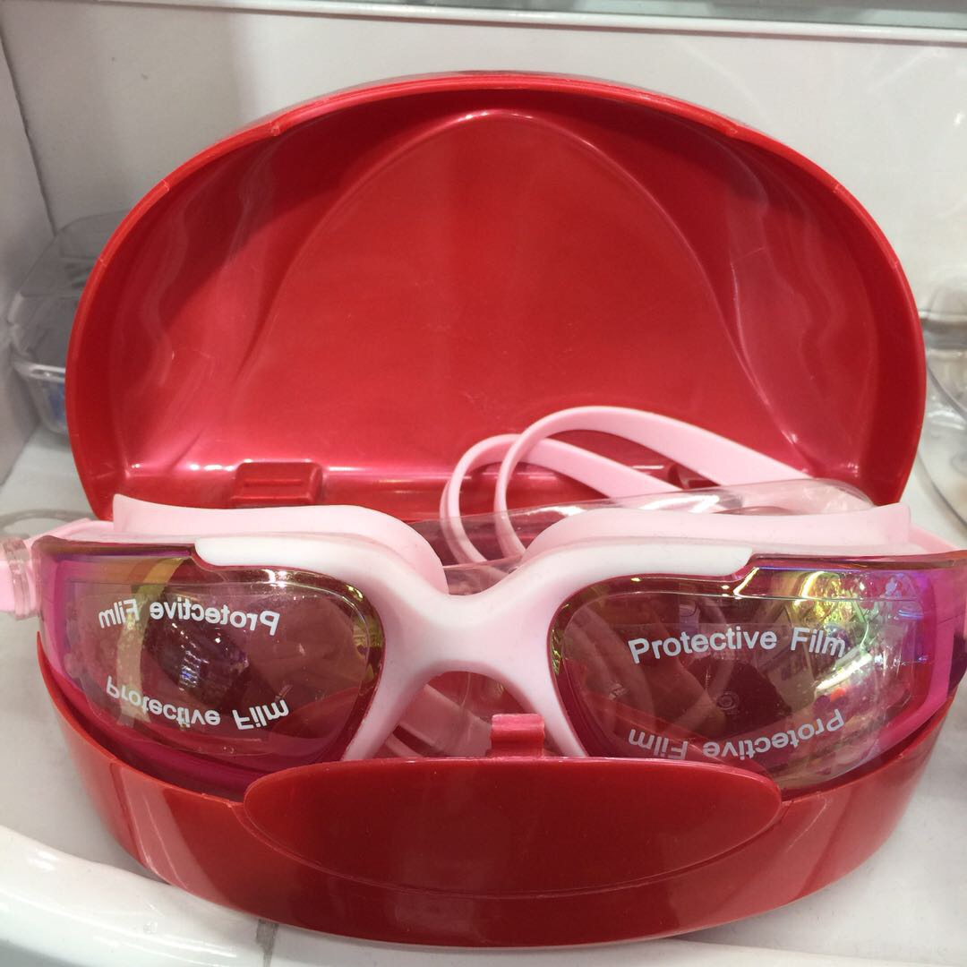 泳镜高清防雾防水大框透明近视游泳眼镜装备成人儿童男女士