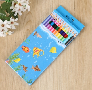 Color Pencil Secret Garden Filling Pen Water Soluble Color Lead 12 Colors details Picture