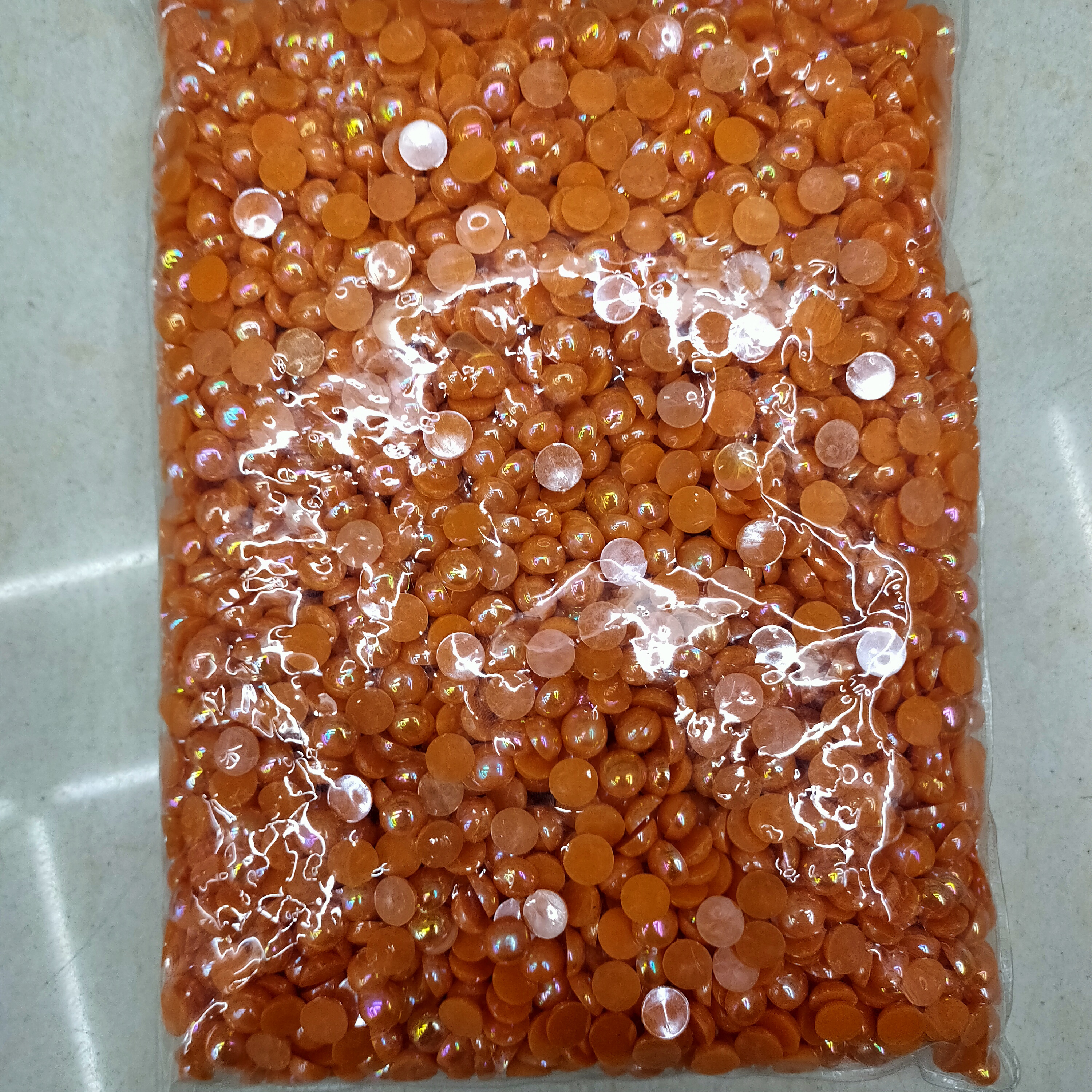热销款平底钻圆形树脂美甲钻手机壳贴钻配件指甲diy饰品