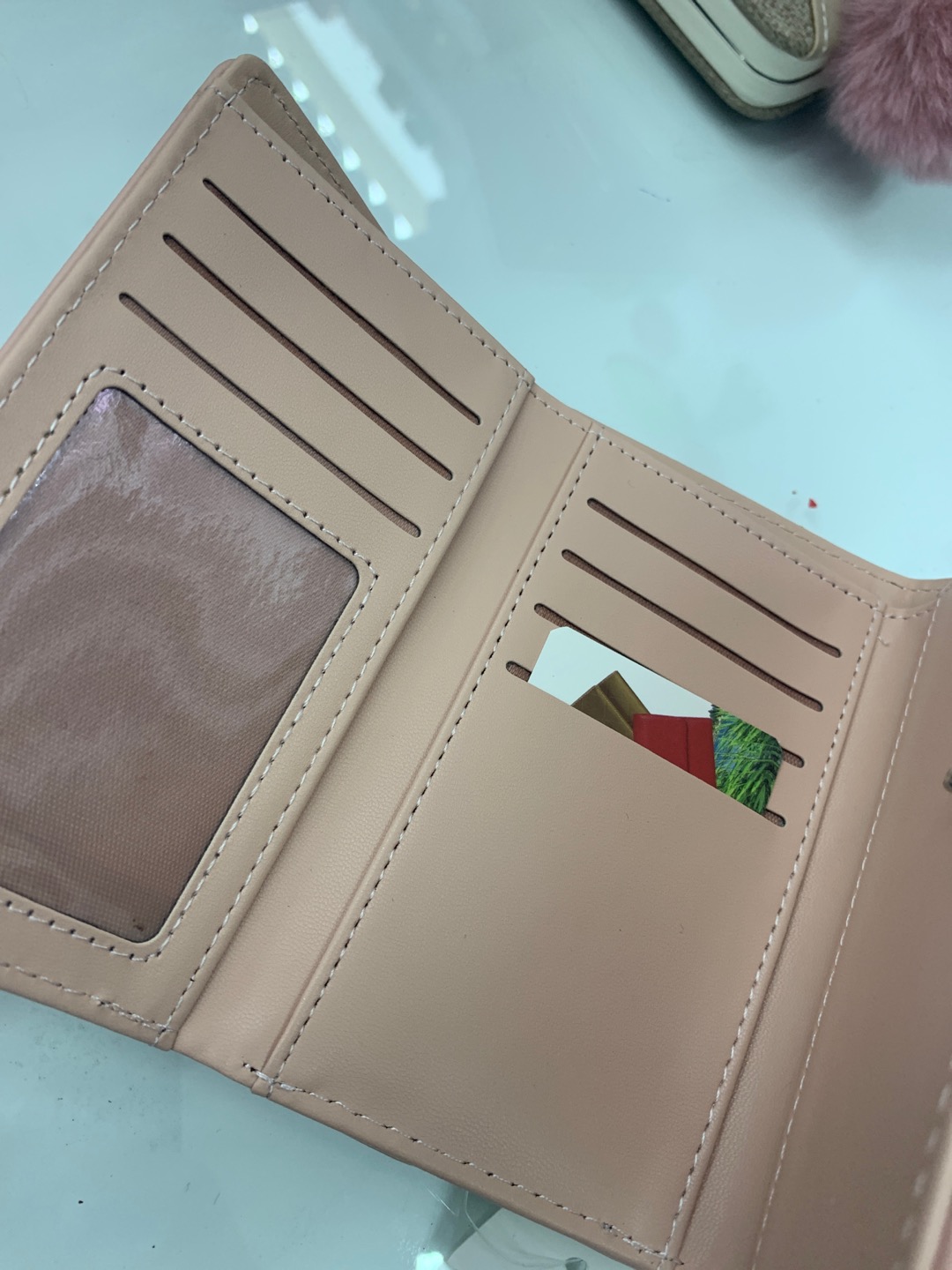 Five inch back bag 2020 new fashion women's wallet women's long style simple atmosphere Specification drawing