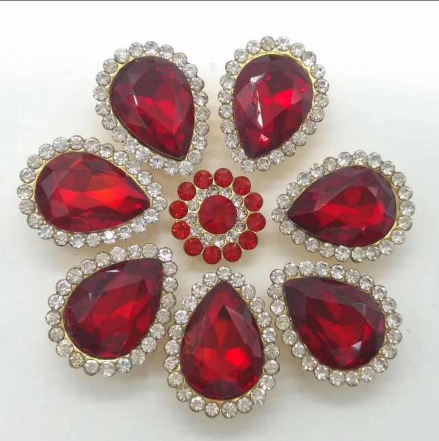 10×14 water drop double-layer flower sunflower double-layer glass diy decorative accessories accessories accessories