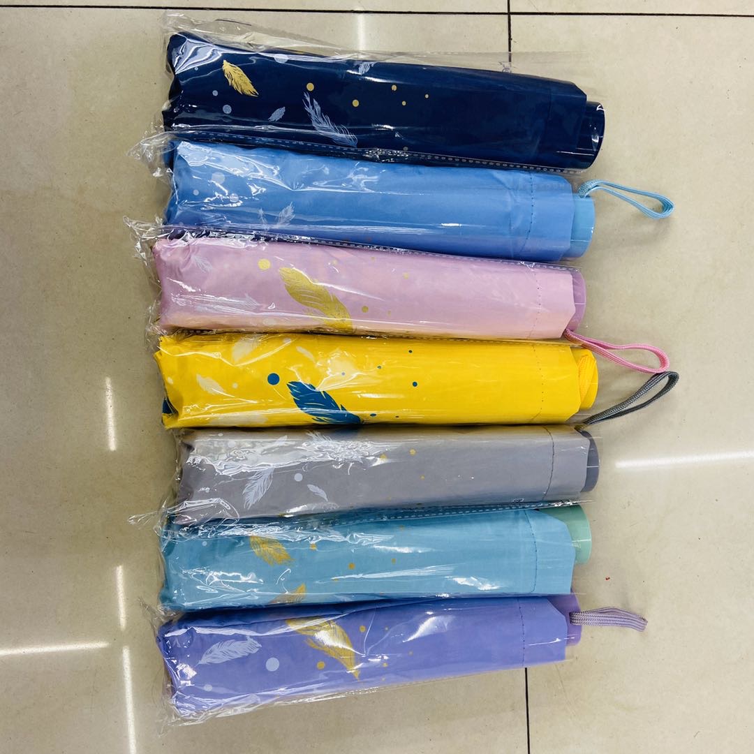 New enlarged and reinforced feather black rubber umbrella, a fresh and elegant ladies' sun umbrella, suitable for both sunny and rainy days details Picture