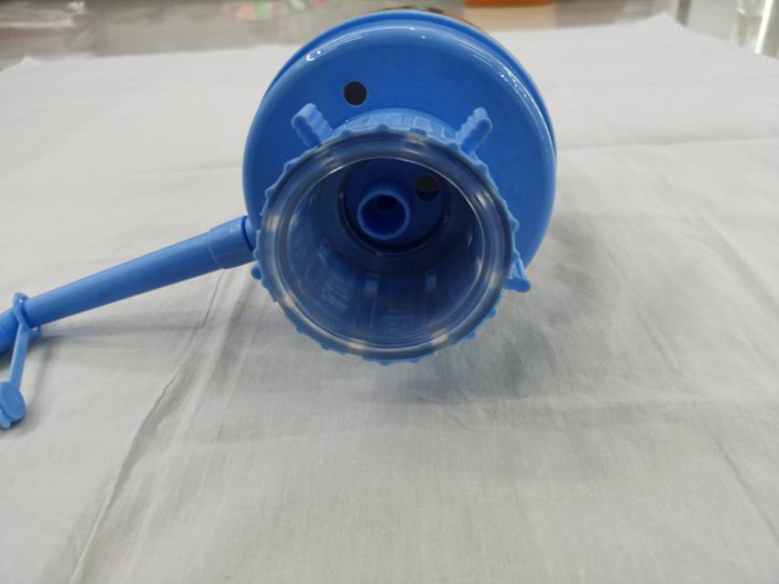 抽水器桶装水家用自动上水无线版充电便携式矿泉水桶水龙头蓝灰详情图3