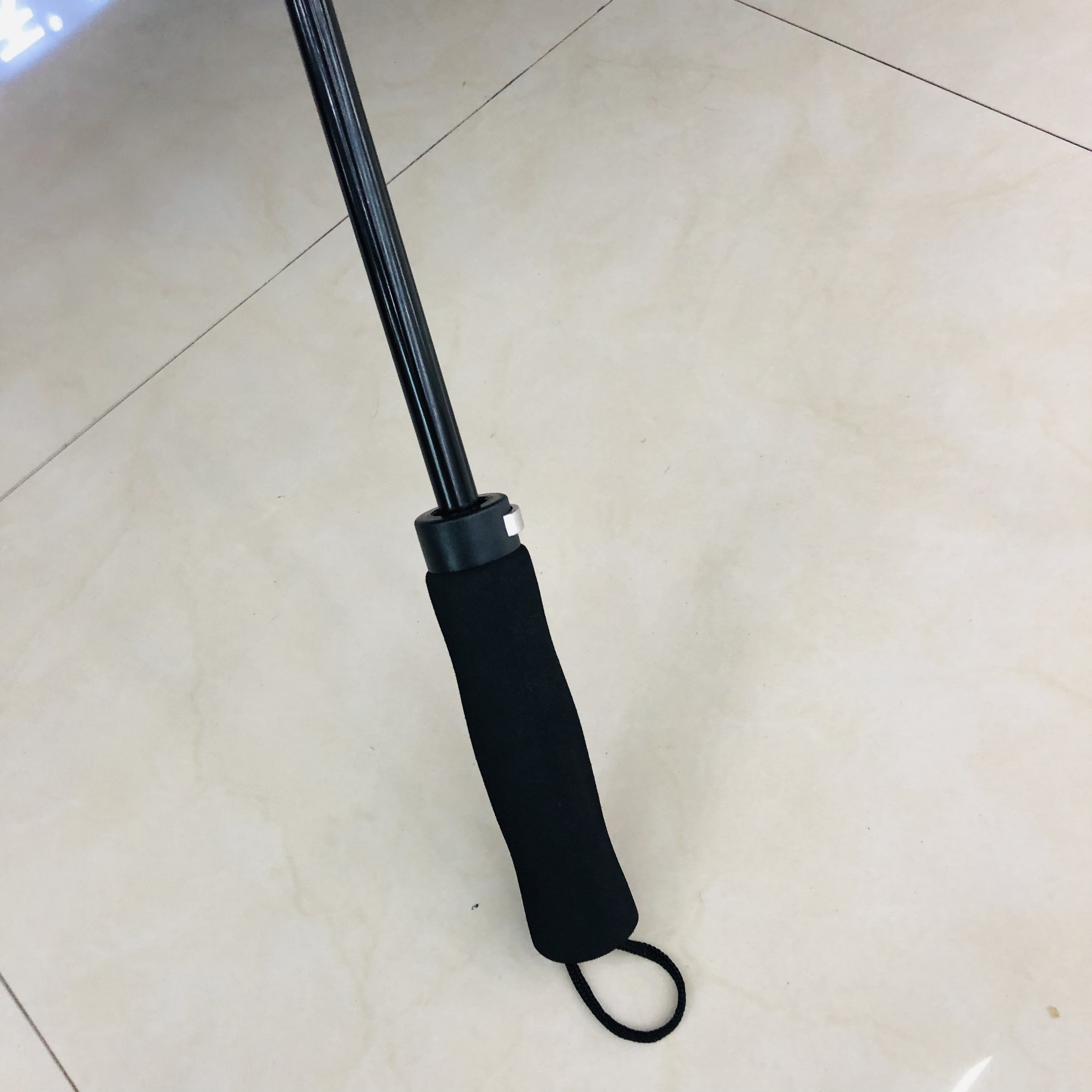Yiwu Good Goods Long Umbrella Business Umbrella Custom Increase Wind Weather Umbrella Solid Color Manual Golf Umbrella Touch Cloth Specification drawing
