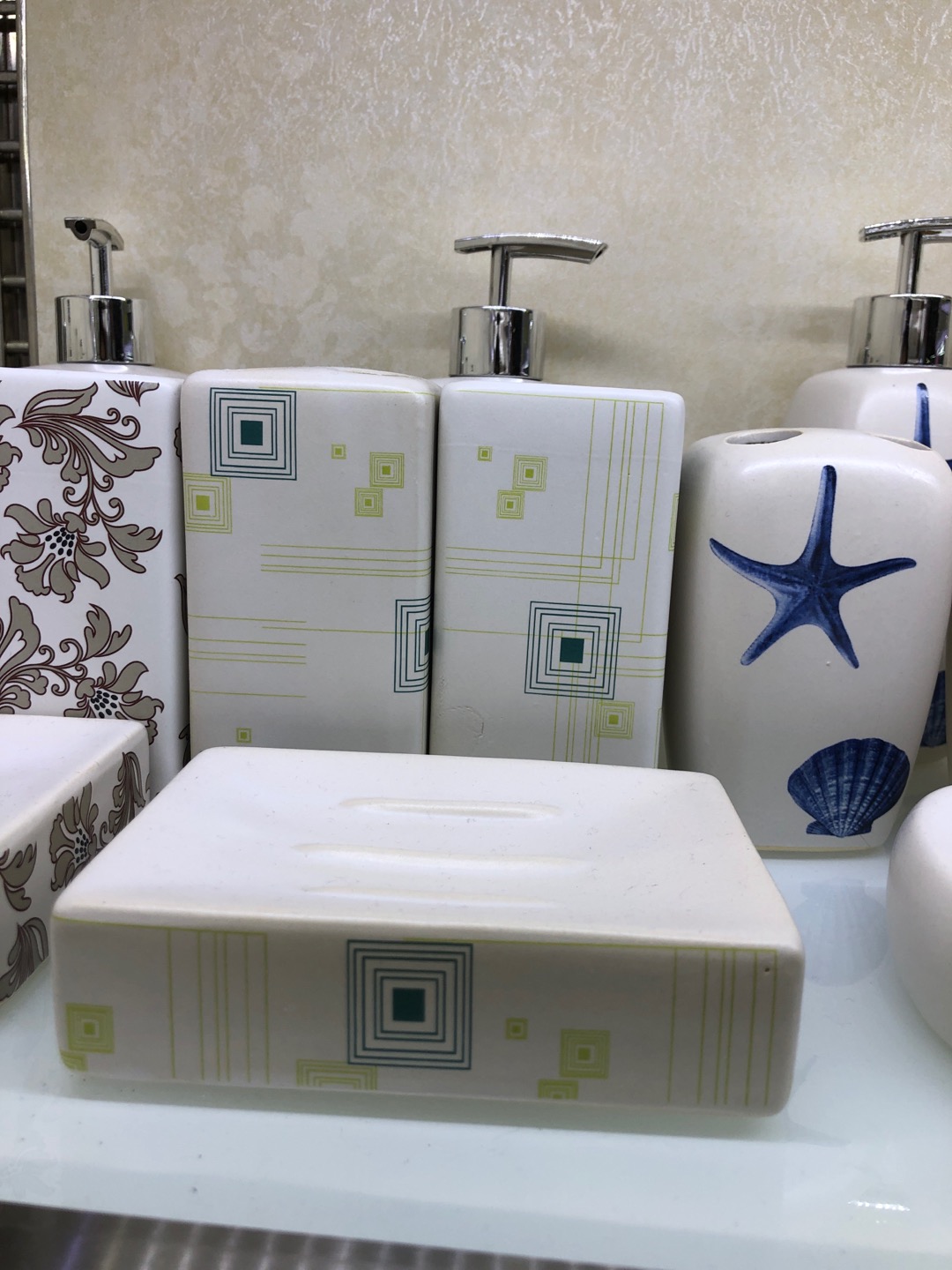 时尚纯陶瓷洁具四件套细节图