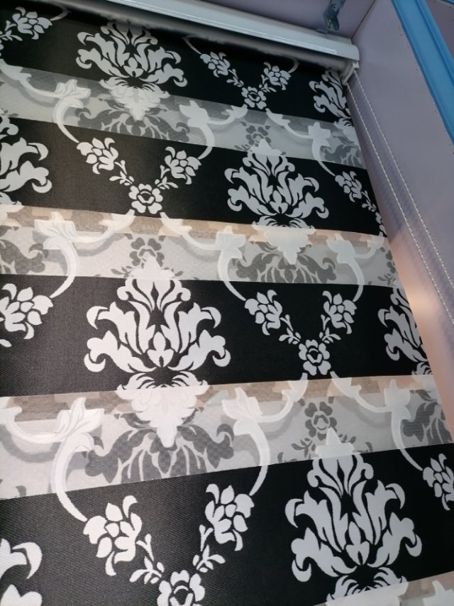 Printed Soft Gauze Blinds Roll Blinds Louver Blinds Roll Up No Punch Blinds -216 Specification drawing
