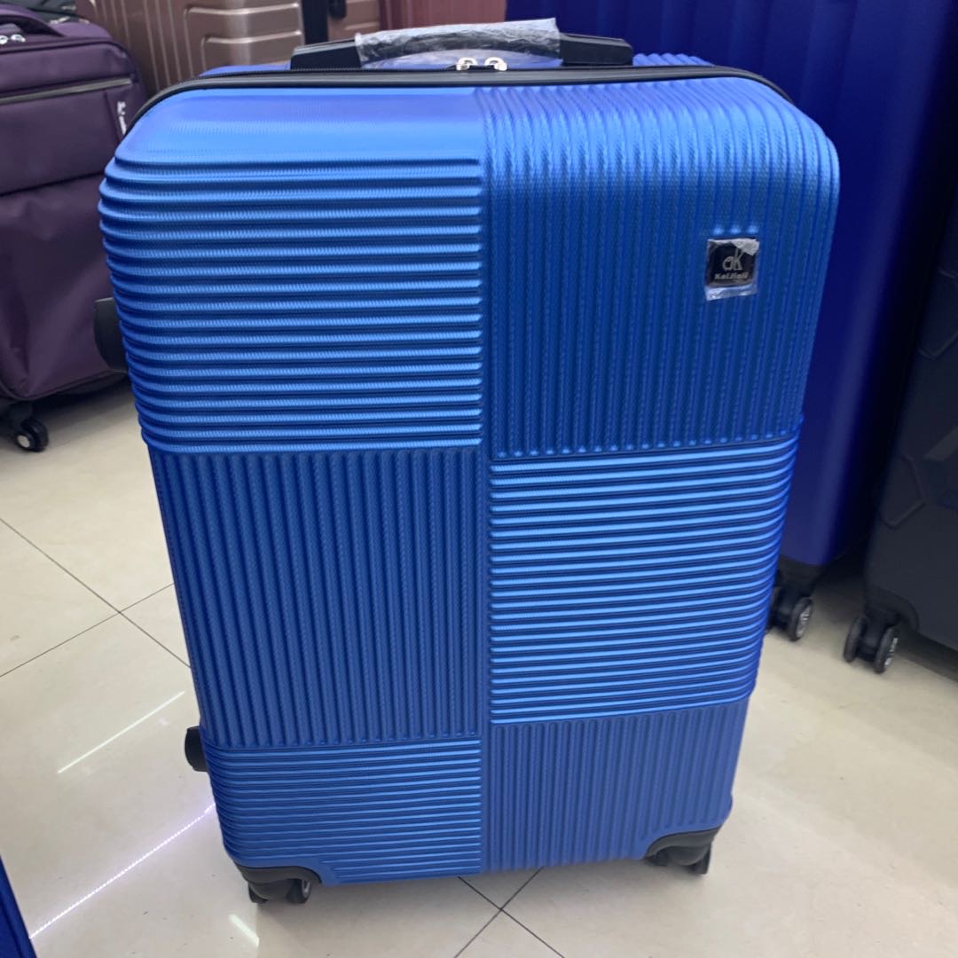 蓝色潮流商务旅行箱pc三件套装密码锁行李箱侧提图