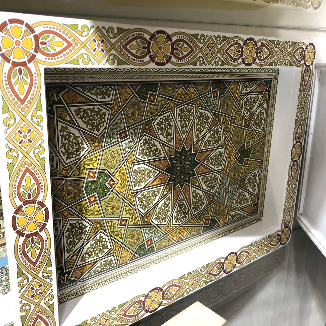 Human craft factory direct sales irregular wooden decoration tray simple classical soft decoration study living room door decoration thumbnail