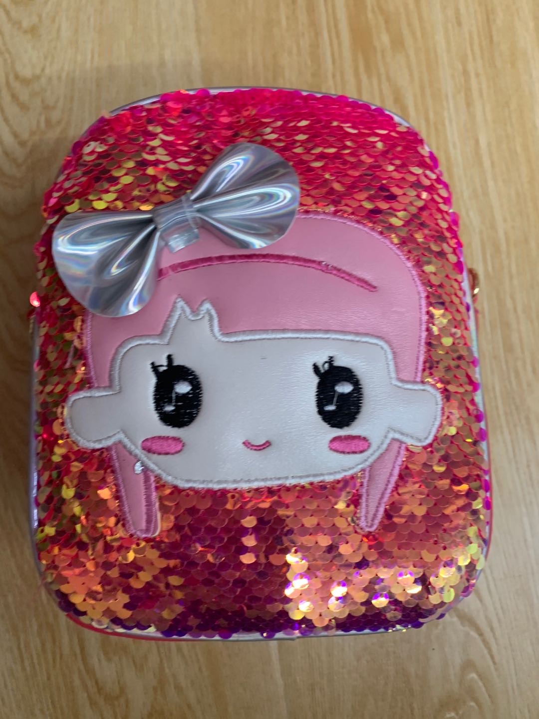 Children's sequined cartoon small schoolbag and baby backpack