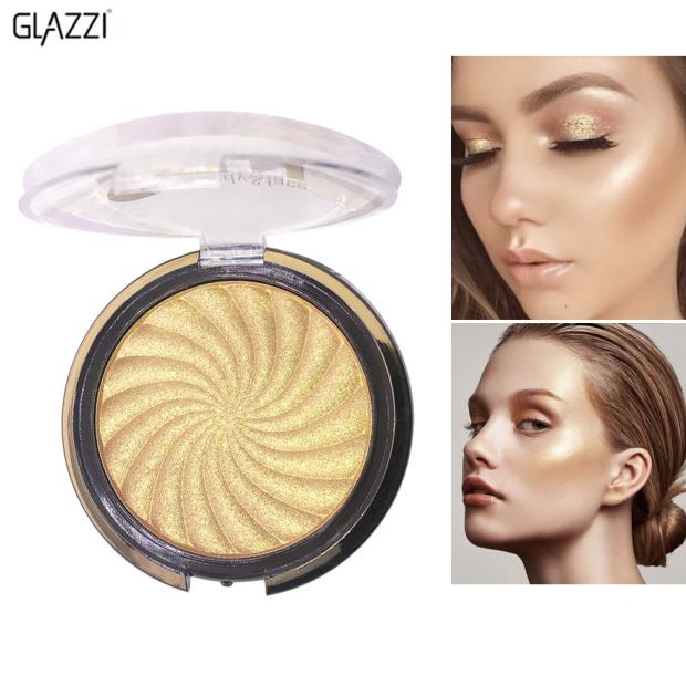 GLAZZI Complexion powder Golden baking powder highgloss powder for cheeks and silhouette make-up thumbnail