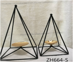 北欧创意铁艺轻奢香薰蜡烛台餐桌欧式西餐浪漫烛光晚餐道具小摆件
