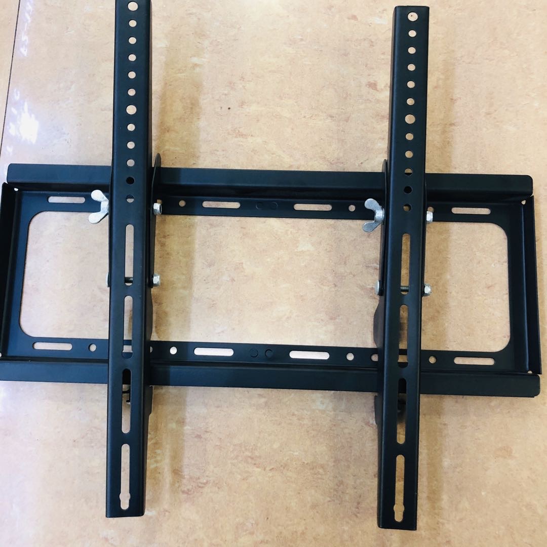 Extended TV stand, black reinforced stand, electrical stand Specification image