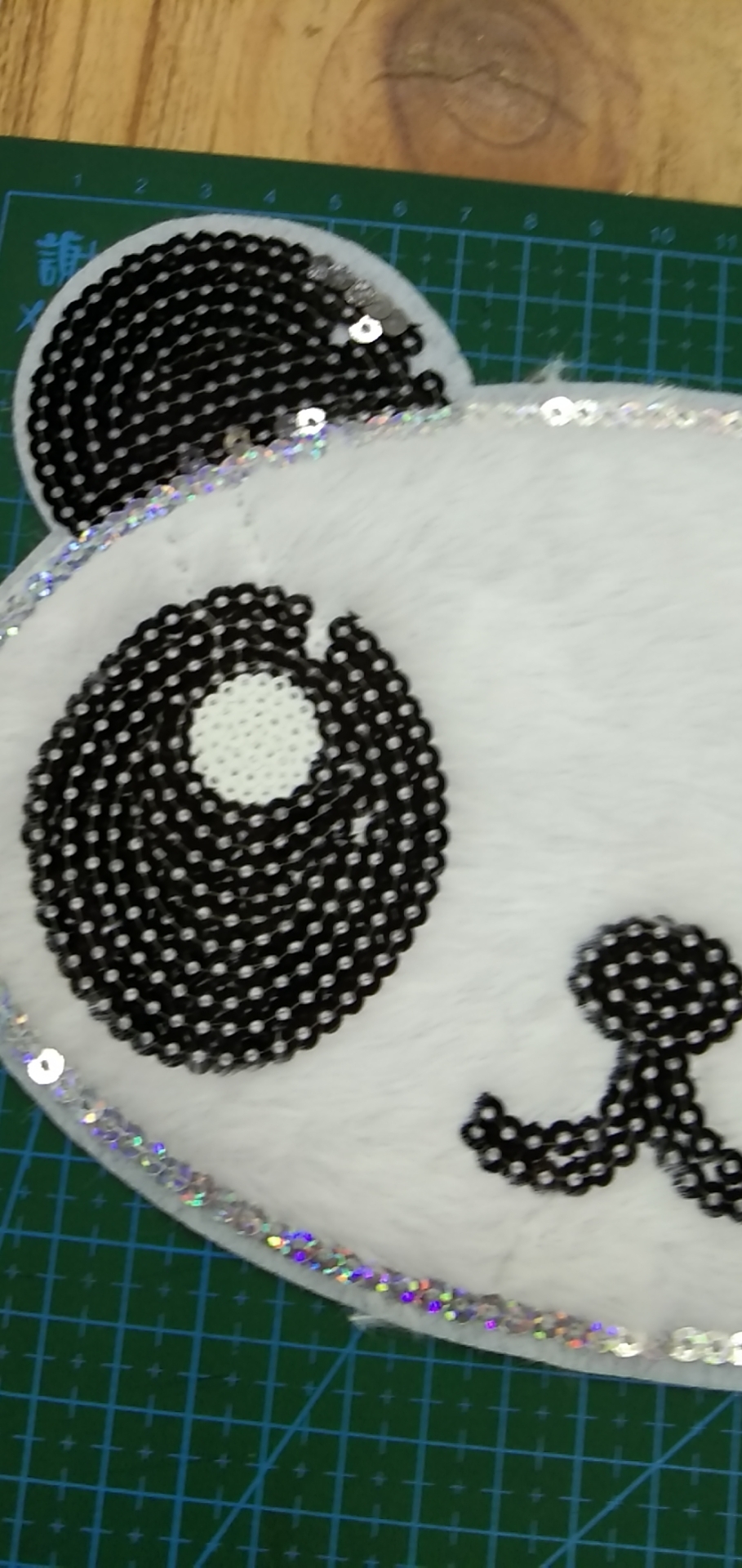 Panda Diamond-Encrusted Clothing Accessories Antique Diy Decorative Patch Patch Size Pattern All Matching Hot Flower Embroidery Pieces details Picture
