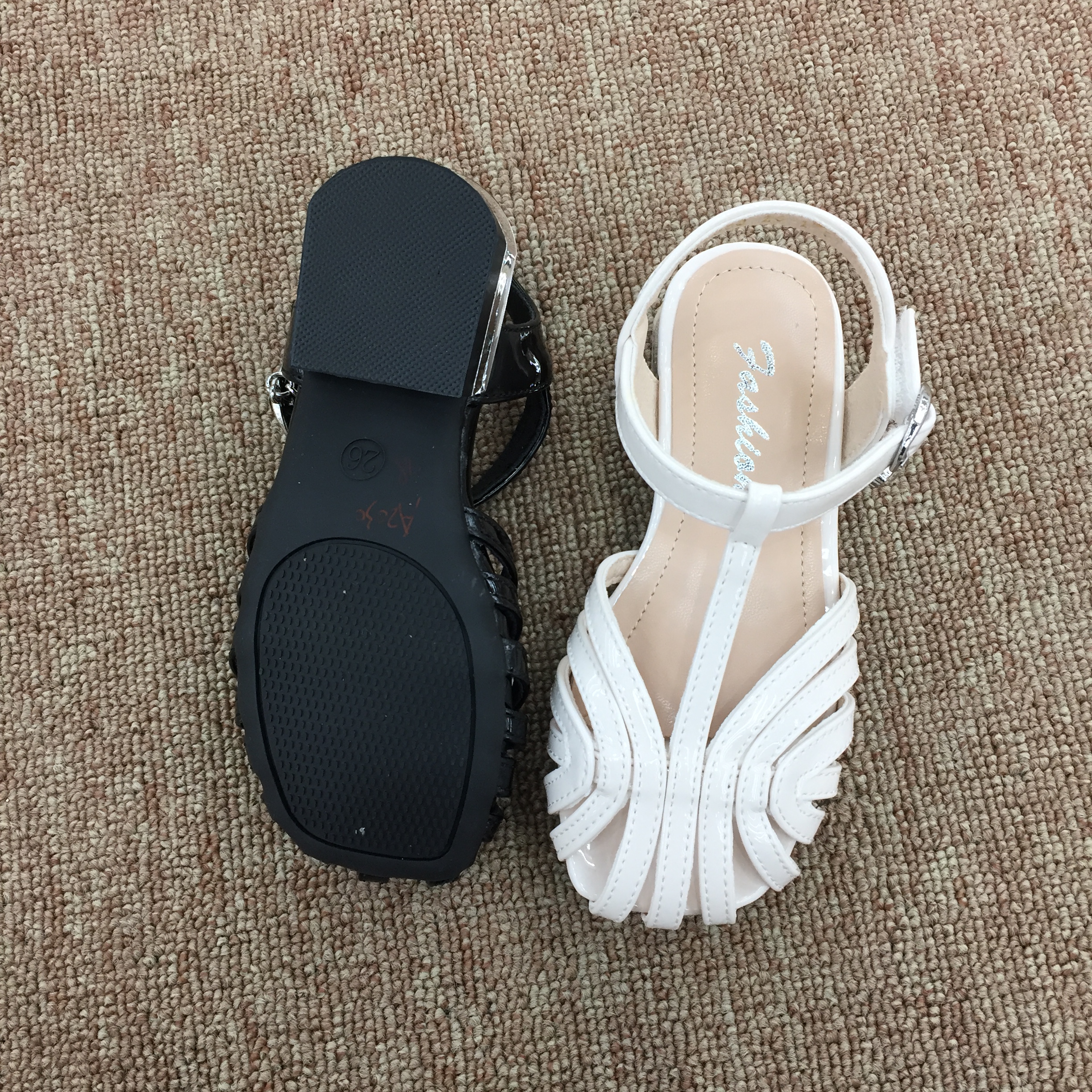 女童凉鞋2020夏季新款时尚儿童凉鞋女孩公主鞋学生软底防滑细节图