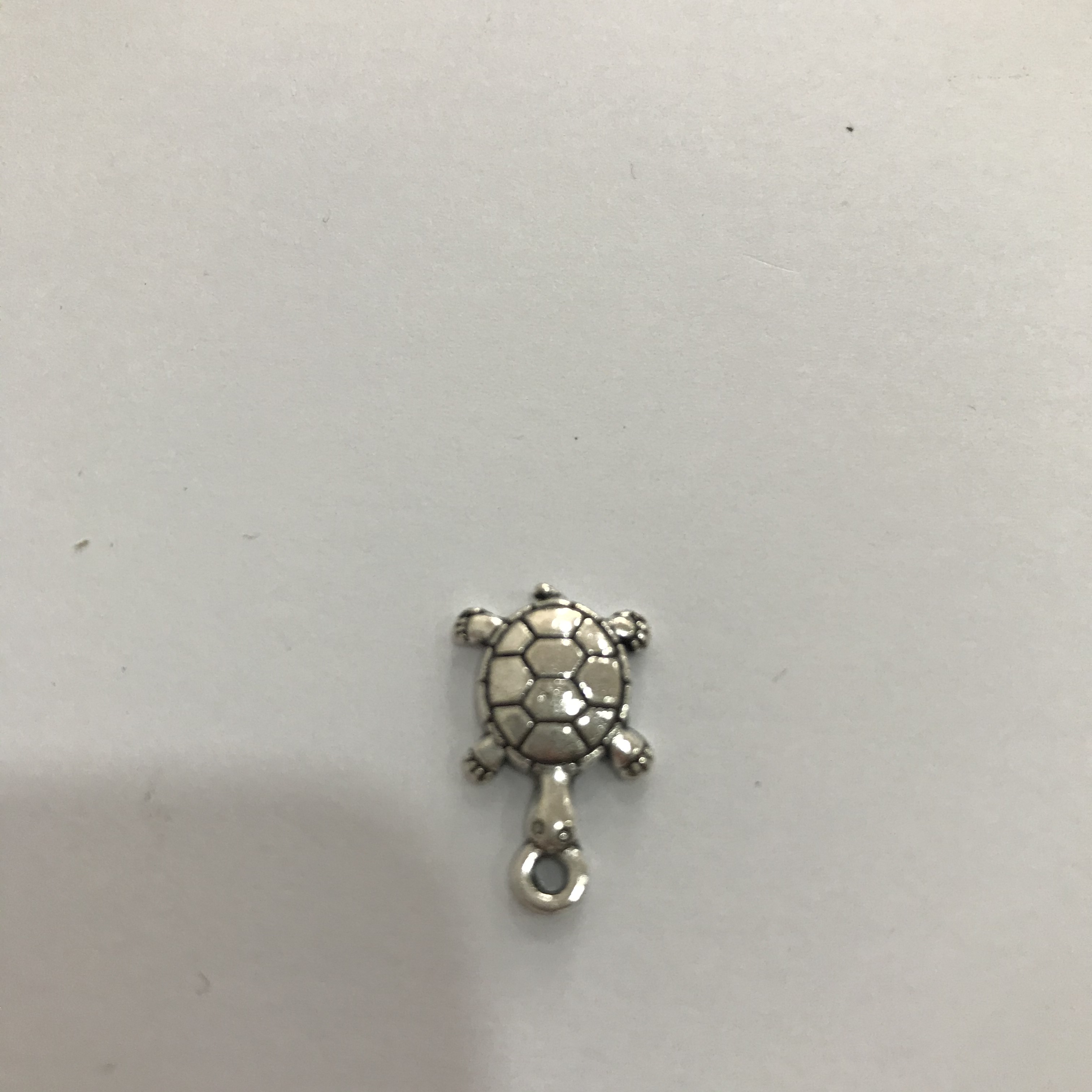 Marine Life Series Ancient Silver Turtle Pendant DIY Jewelry accessory, handcrafted material accessory 4022 Specification image