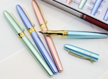 Student extra-thin 0.38mm iridium pen for calligraphy office exam with pen