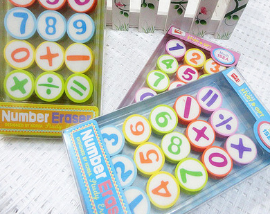 Digital eraser, round eraser, creative student stationery, small gifts