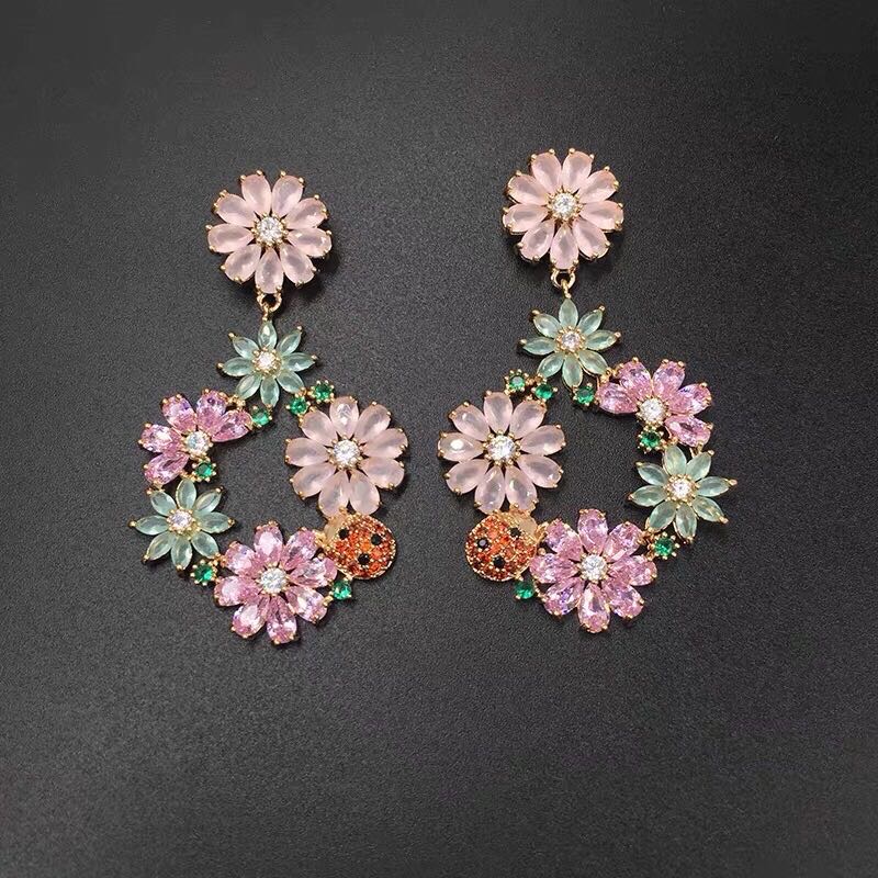 Korean version of fashion hot style temperament generous versatile earrings earrings thumbnail