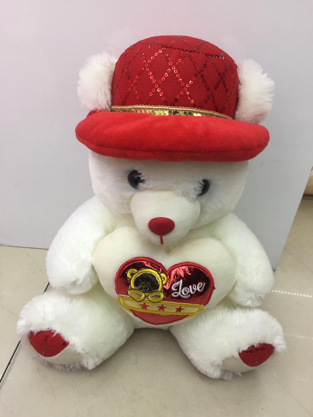 Direct sales from the manufacturer of plush hat-shaped bear-shaped cartoon dolls and cloth dolls