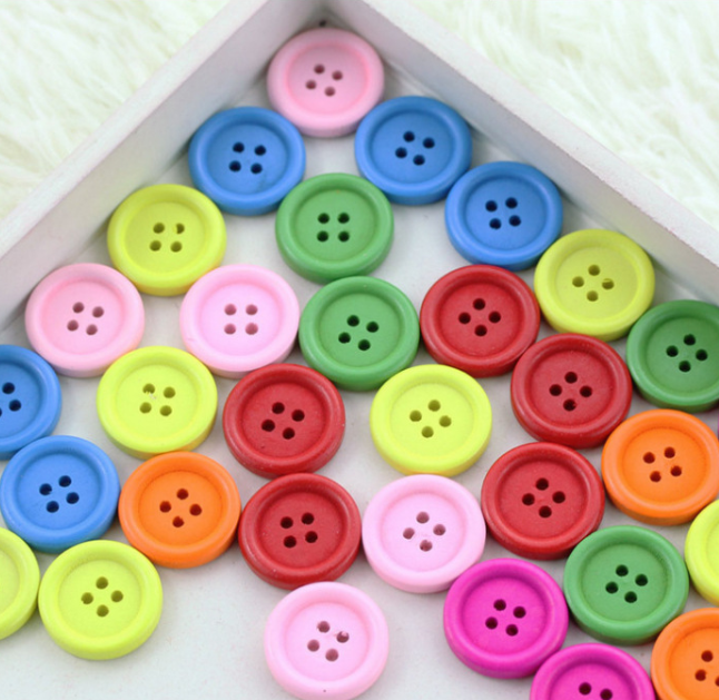 四眼两眼树脂纽扣白色倒边工装衬衣扣子垫扣细节图