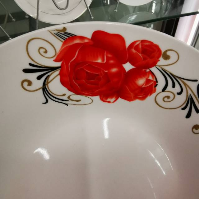 10.5 Moonlight Rose Ceramic Plate Ceramic Tableware Western Dish Dish Dish Dish Dish Cold Dish Dish Large Plate Steak Dish Plate Specification drawing