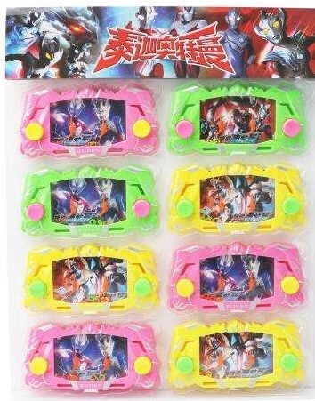 Nostalgic classic children's toy plastic ring water station game Ultraman two-player details Picture