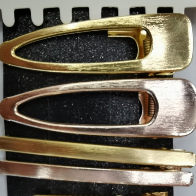 Matte Metal Girls Hair Accessories Explosive Clip Color Clip Hair Accessories Clip Specification drawing