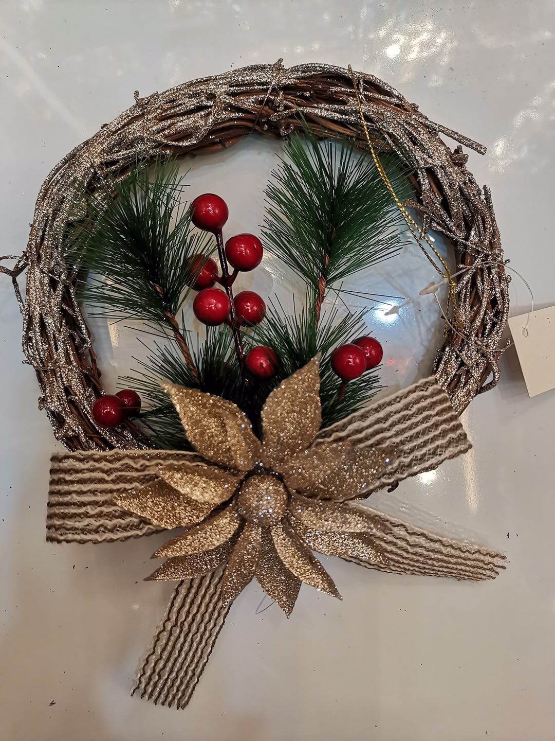 Donghuang Christmas Rattan Ring Pendant
