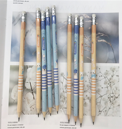 Manufacturers Direct Sales Cute Animal Cartoon Hb Pencil 12 Pieces Of Blister Packaging details Picture