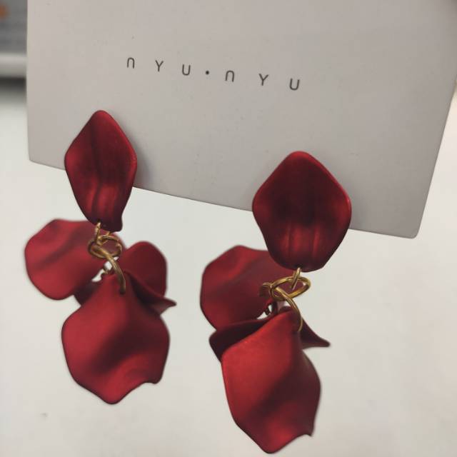 Acrylic Petal Earrings Accessories Specification drawing