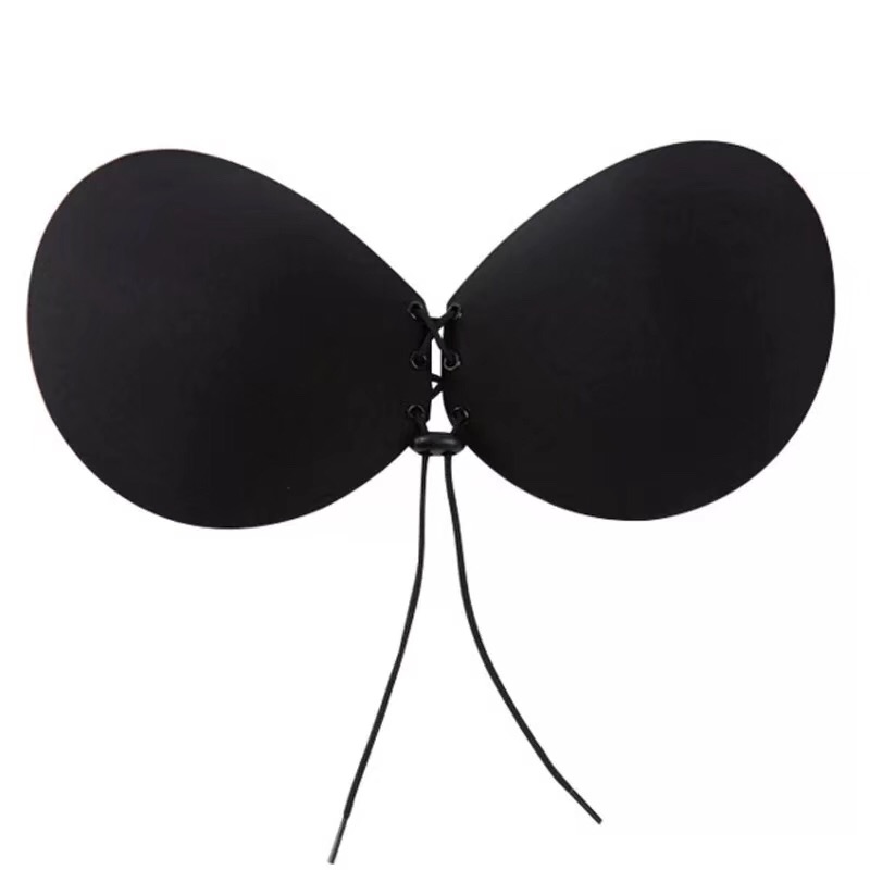 La La Goddess Seamless Front Cross Lace Strapless Bra Wedding Dress Photo details Picture
