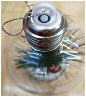 DC31-A10195 Christmas illuminated transparent ball Decorative ball can be DIYED, customized, freely combined and matched, and on-site sampling is supported Specification image