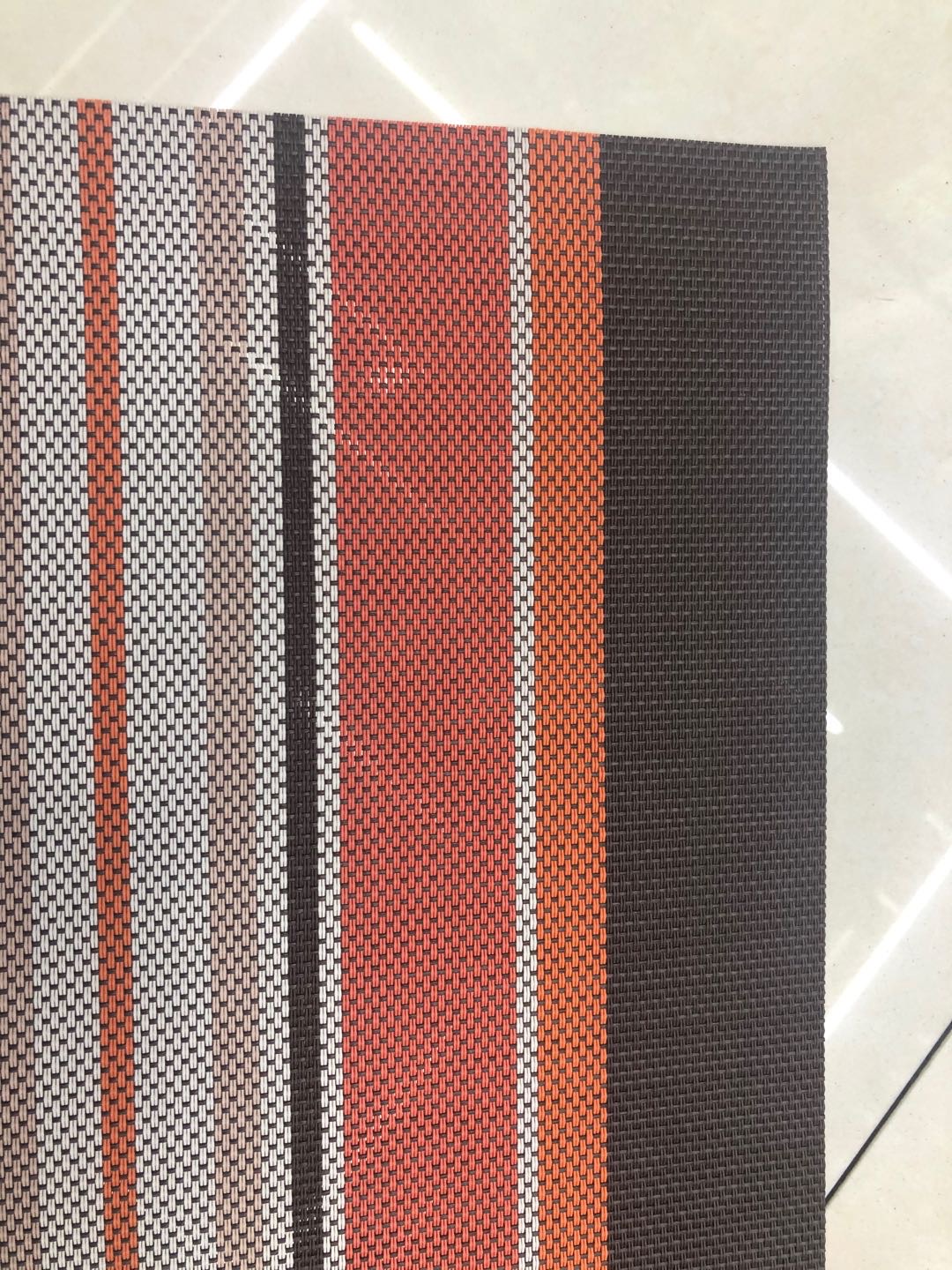 Pvc Waterproof Non-Slip Rectangular Table Mat Table Mat Nordic Western Placemat Specification drawing