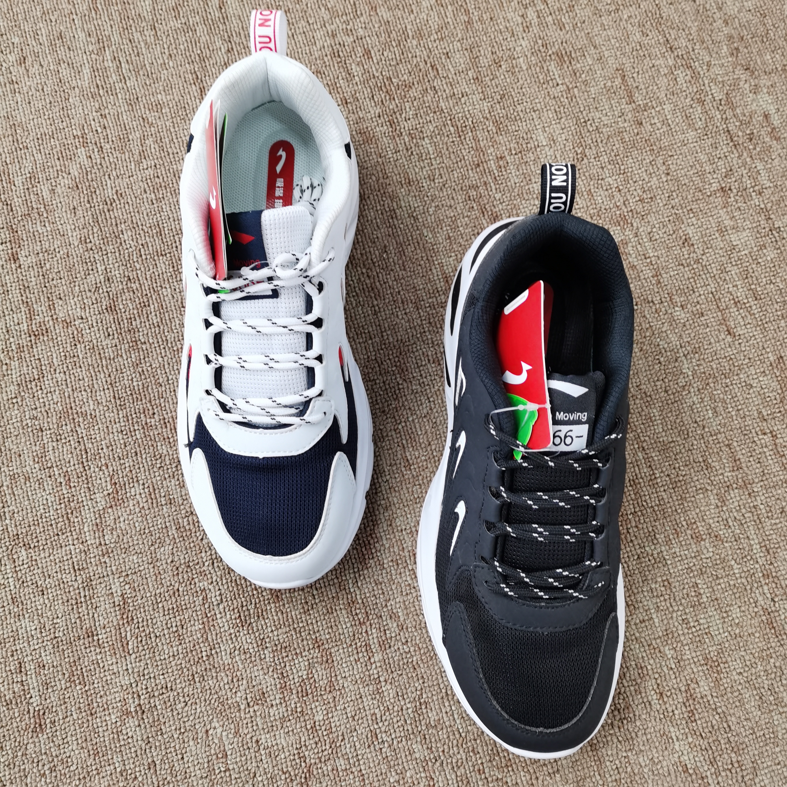 B5322-5今喜鸟2020新款男式休闲透气飞织运动鞋