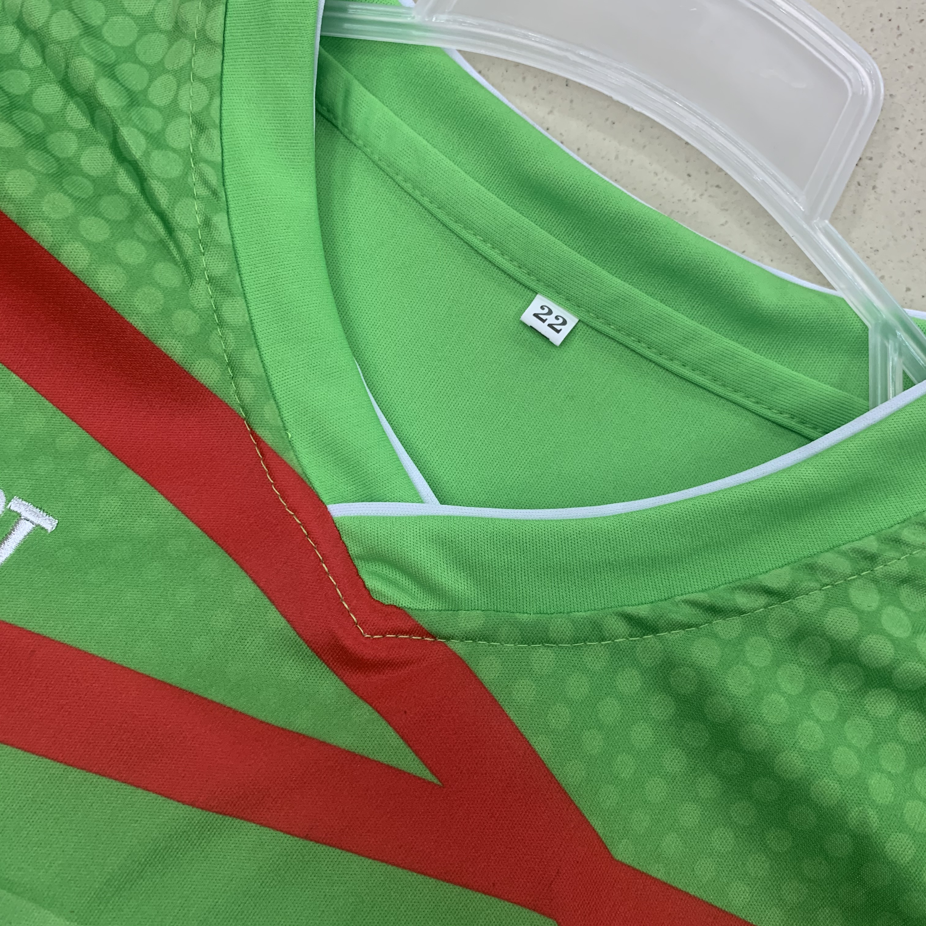 夏季印字足球运动套装比赛短袖组队球衣男训练服定制队服产品图