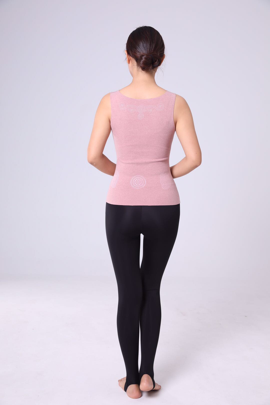 Close-up texture shot of thermal underwear fabric showing fine weave and smooth surface
