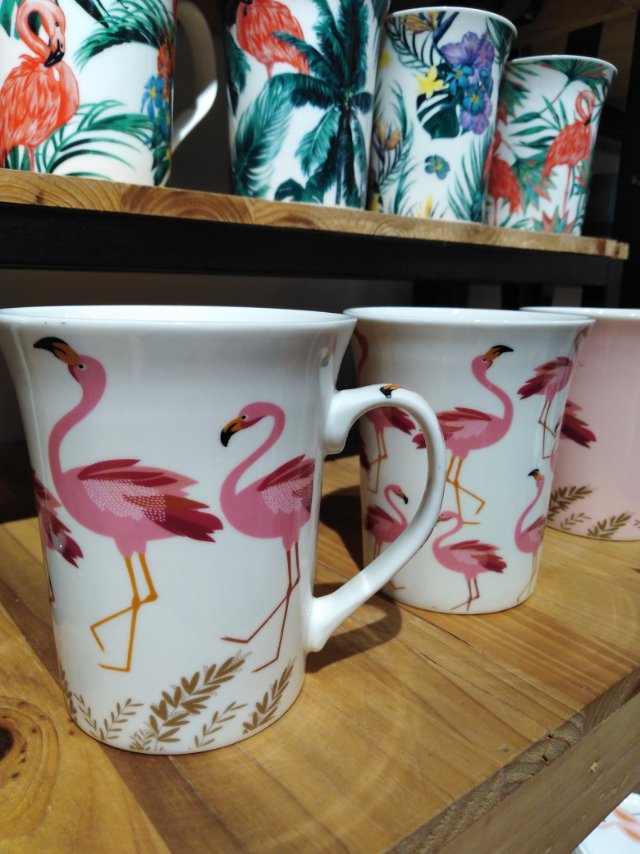 Ceramic cup flamingo cup kitchen and bathroom supplies thumbnail