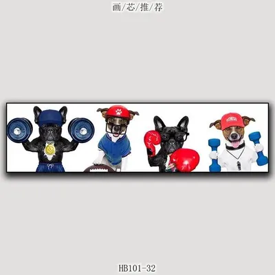 Modern Simple Decorative Painting Animal Northern Europe Porch Living Room Hanging Painting Bedroom Bedside Dining Room Mural