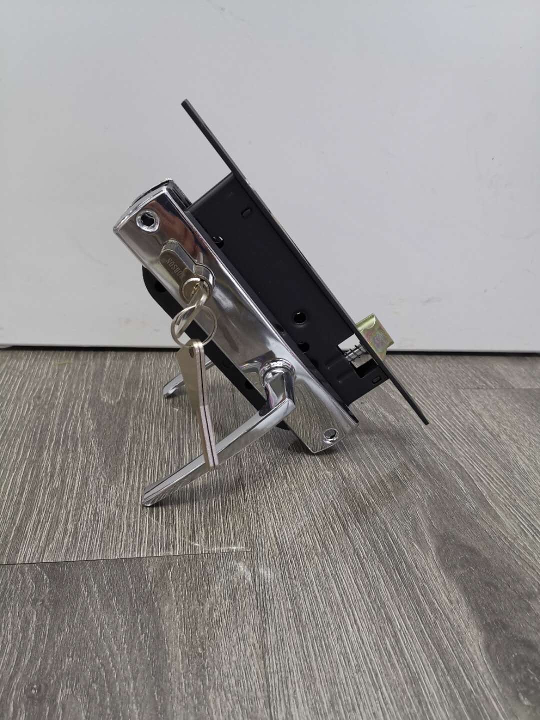 ROBSON108 door lock, black lock body + panel + lock core